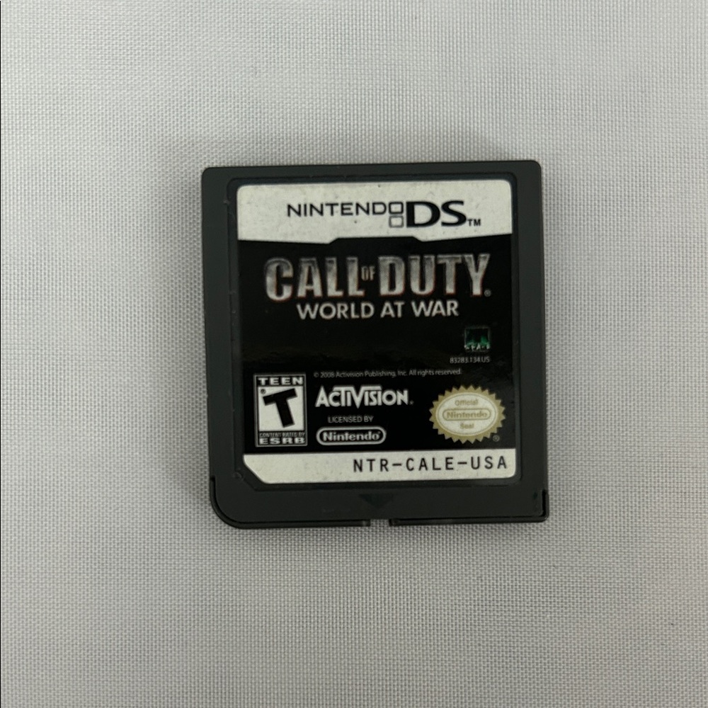 Nintendo DS Call of Duty: World at War Game Cartridge - Black and White